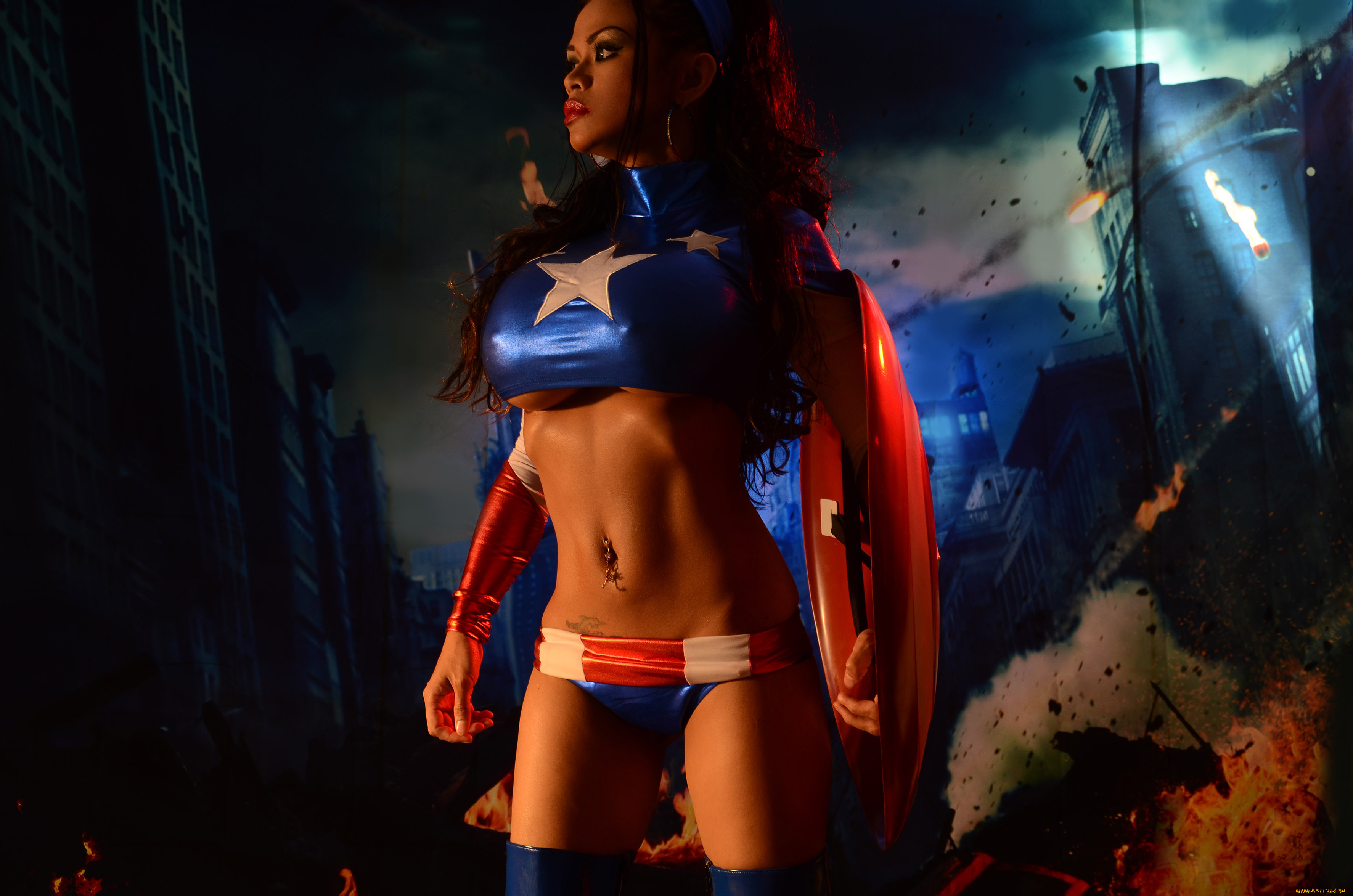 , armie flores, , , flores, armie, field, , , , captain, , , cosplay, , , , 